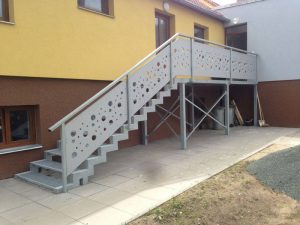 Handrail and Staircase - MŠ Žlunice