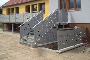 Handrail and Staircase - MŠ Žlunice